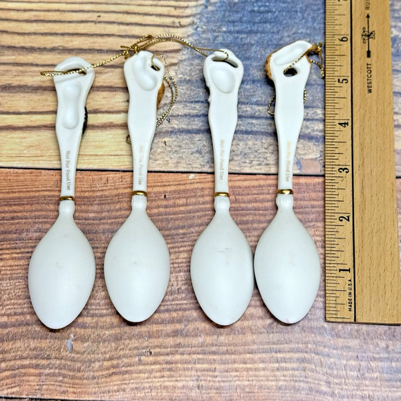 Bradford Editions "Little Wonders" Purrfect Delights Porcelain Spoons Cat Kitten - Picture 4 of 4